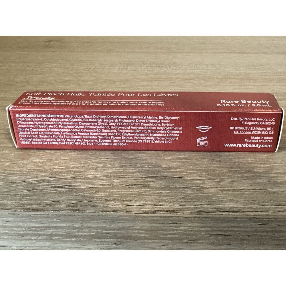 Rare Beauty Soft Pinch Tinted Lip Oil Serenity Hydrating Lip Gloss - Picture 6 of 7